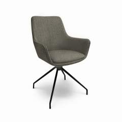 Vesti 9420 pyörivä ruokapöydän tuoli Idaho kankaalla, 2805 Antracite