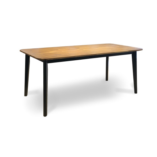 Miro ruokapöytä 170x85, Tammi/musta