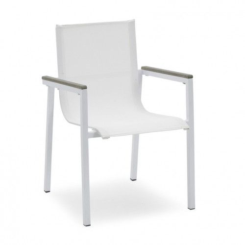 Hillerstorp Arlöv tuoli valkoinen/alumiini