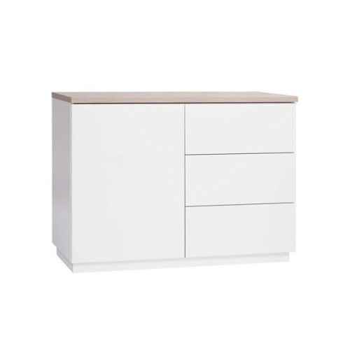 Anton lipasto A2.5, Valkoinen/kaura sokkelilla MYYMÄLÄMALLI