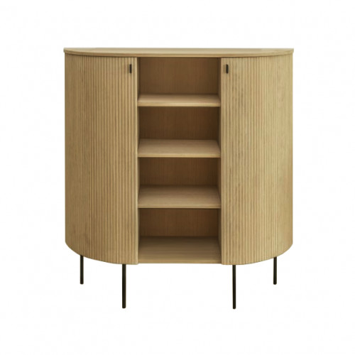 Linea korkea tammi senkki 120cm, Light natural oiled MYYMÄLÄMALLI