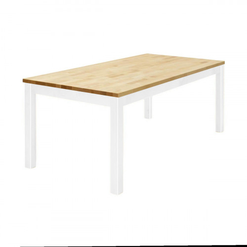 Wilma ruokapöytä 90x180 valkoinen/pyökki